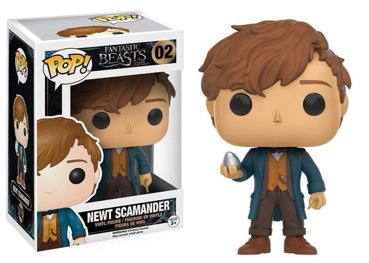 Funko POP Movies: Fantastic Beasts - Newt w/Egg Figura de Acción