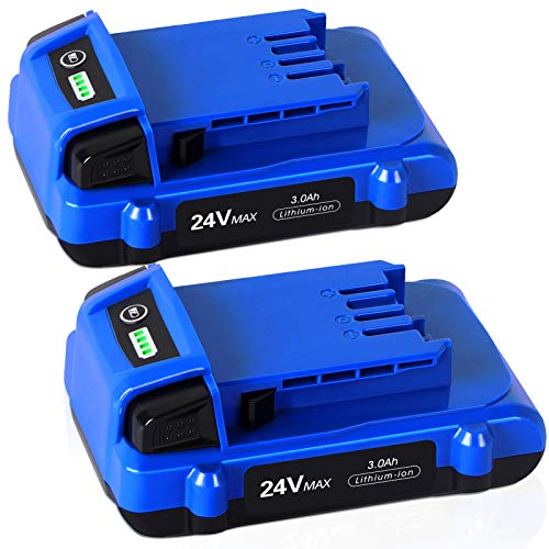 【Actualización】-Paquete-de-2-baterías-de-repuesto-de-alta-capacidad-de-24-V-y-3,0-Ah-para-Kobalt-24-V-Max-KB624-03,-KB524-03,-KB424-03-y-KB224-03,-para-herramientas-inalámbricas-de-iones-de-litio-[No-compatible-con-Snow-Joe,-Sun-Joe-ni-motosierra]