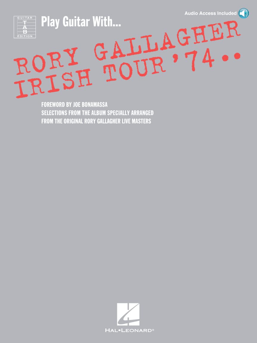 Libro: Rory Gallagher Irish Tour '74 - Book/Online Audio