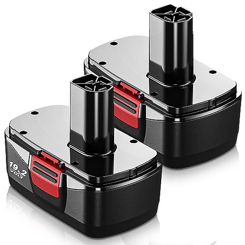 2-paquetes-de-baterías-C3-de-3,6-Ah-de-repuesto-para-Craftsman-de-19,2-V.-Compatible-con-baterías-Craftsman-de-19,2-V:-130279005,-130279003,-315.113753,-315.115410,-315.11485,-1323903,-120235021,-130235021-y-11375.