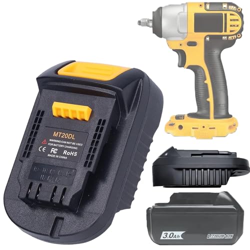 Adaptador-de-batería-UNIKI-para-batería-Makita-de-18-V-a-herramienta-Dewalt.-Compatible-con-baterías-de-litio-Makita-de-18-V.-Compatible-con-herramientas-inalámbricas-Dewalt-de-20-V-y-60-V-MAX.