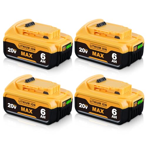 Paquete-de-4-baterías-DCB200-de-6000-mAh-de-repuesto-para-Dewalt-de-20-V,-compatibles-con-baterías-de-iones-de-litio-Dewalt-DCB201,-DCB203,-DCB204,-DCB206,-DCB207,-series-DCD/DCF/DCG-y-herramientas-inalámbricas.