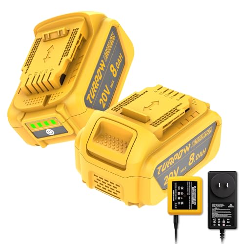 Nuevo-modelo-(paquete-de-2)-Batería-de-repuesto-de-8,0-Ah-y-cargador-para-baterías-Dewalt-20-V-Max-DCB200-DCB205-2-DCB206-DCB204-DCB203-DCB208-Compatible-con-herramientas-eléctricas-inalámbricas-Dewalt-de-20-V