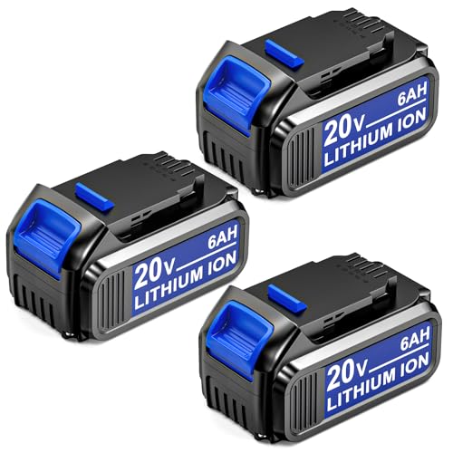 Batería-de-repuesto-mejorada-de-6,0-Ah-para-Dewalt-20-V-Max.-Compatible-con-Dewalt-20-V,-batería-de-litio.-Compatible-con-Dewalt-20-V,-DCB201,-DCB203,-DCB207,-DCB205,-DCB204-y-DCB206.-Herramientas-inalámbricas.
