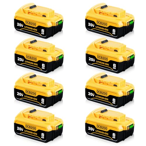 Paquete-de-8-baterías-DCB200-de-6000-mAh-de-repuesto-para-Dewalt-de-20-V.-Reemplazo-para-batería-Dewalt-de-iones-de-litio-de-20-V-DCB201-DCB200-DCB204-DCB206,-compatible-con-herramientas-eléctricas-inalámbricas-y-cargadores-DeWalt.