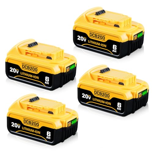 Paquete-de-4-baterías-de-litio-DCB200-de-6000-mAh-de-repuesto-para-Dewalt-de-20-V,-compatibles-con-las-baterías-Dewalt-DCB206,-DCB201,-DCB207-y-las-series-DCD/DCF/DCG/DCS-de-herramientas-eléctricas-inalámbricas.