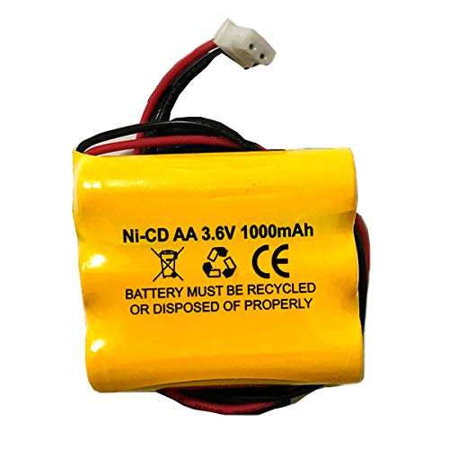 Batería-de-repuesto-de-NiCad-para-luz-de-emergencia-de-señal-de-salida-de-3,6-V-y-1000-mAh-con-conector-blanco-y-batería-de-repuesto-de-Ni-MH