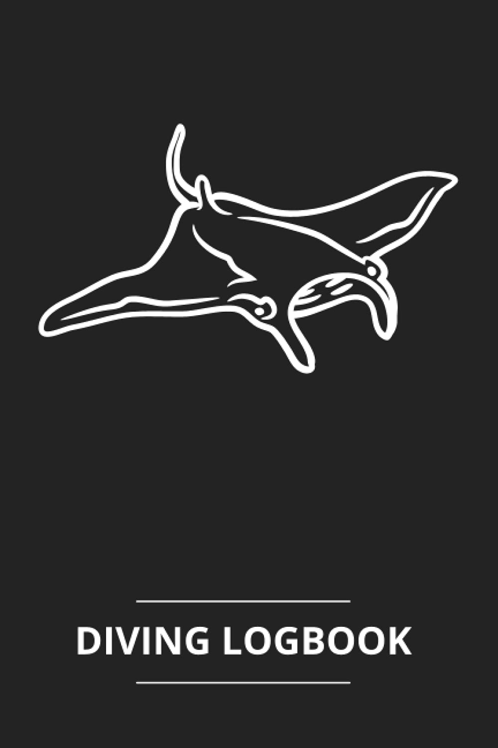 Libro: Diving Logbook: Scuba Diver Log Book : Track & Record 100 Dives, Manta Rays Cover, Diving Log Book, 6x9 Travel Pocket Size
