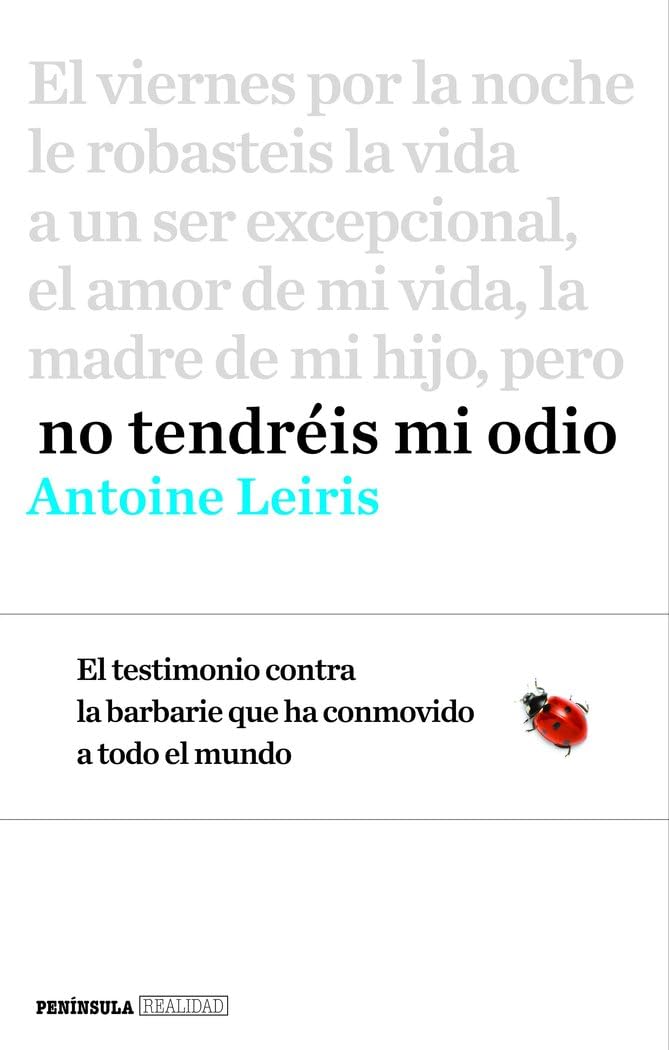 Libro: No tendréis mi odio (REALIDAD)
