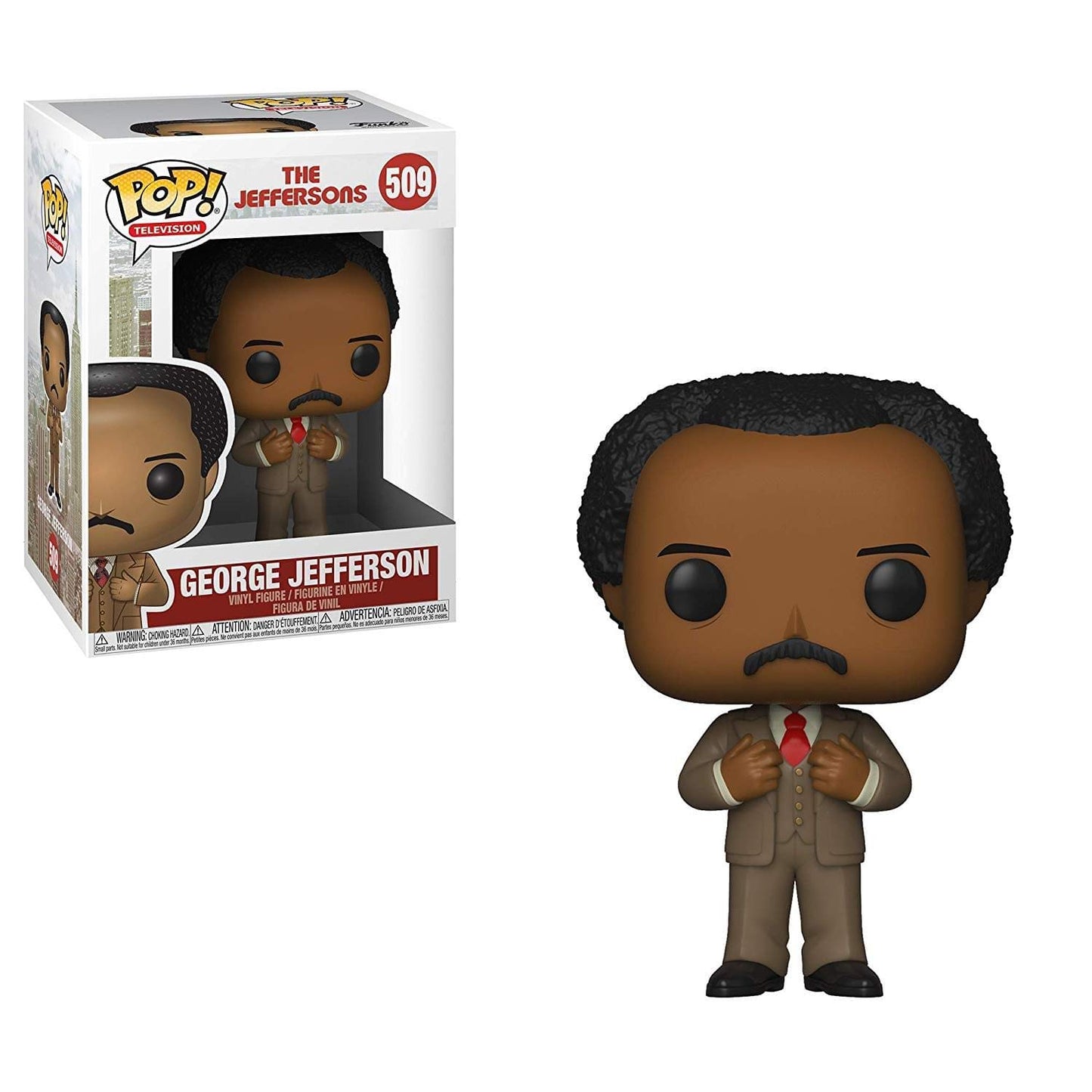 Funko Pop! TV: The Jefferson's - George Jefferson Toy, Multicolor