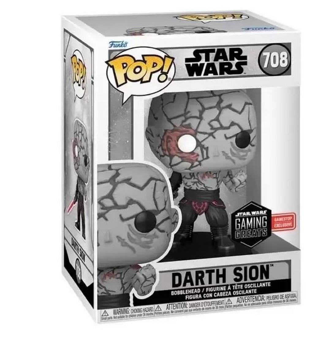 Funko Star Wars Darth Sion Gaming Greats Exclusivo Pop Figura de Vinilo 708