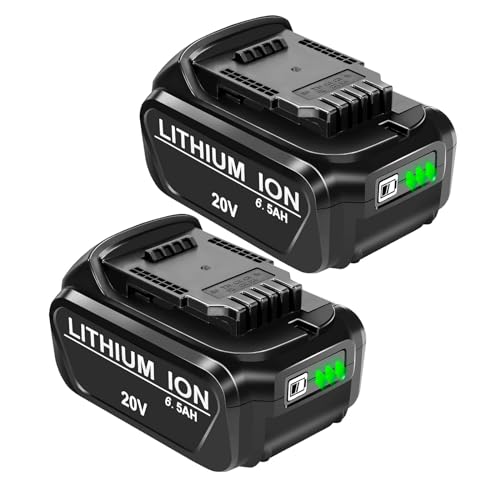 2-paquetes-de-baterías-de-repuesto-de-20-V-y-6,5-Ah-compatibles-con-herramientas-eléctricas-inalámbricas-Dewalt-20-V-Max-XR-de-iones-de-litio-DCB200-DCB204-DCB206-DCB180-DCD985B-DCD771C2-DCS355D1-DCD790B