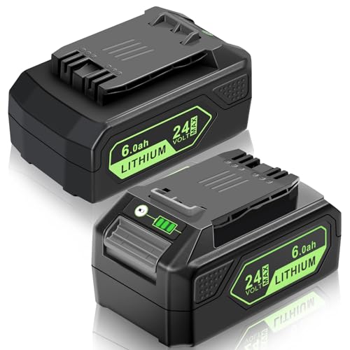 Batería-de-repuesto-MAFACBAC-de-24-V-para-cortacésped-Greenworks:-batería-de-litio-de-24-V-29842,-29852-y-LB24A020-para-soplador-de-malezas-Greenworks-de-24-V---6,0-Ah-(paquete-de-2)
