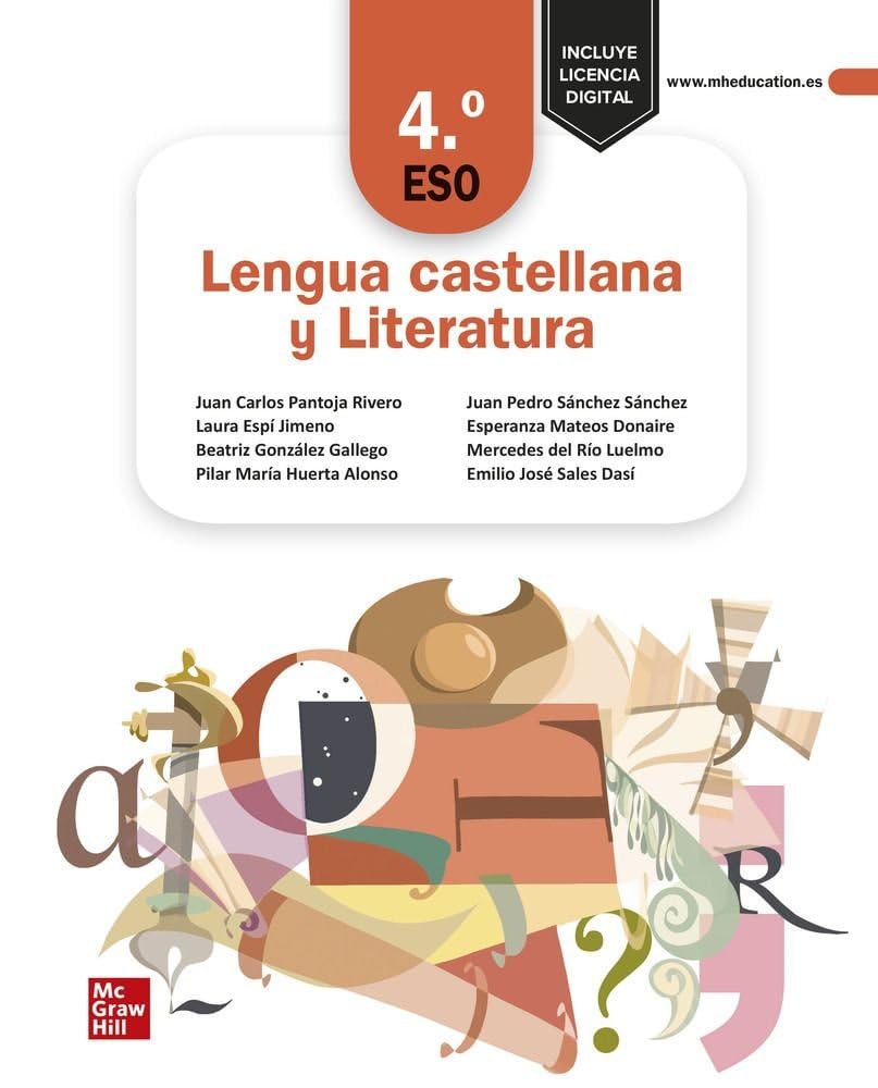 Libro: Lengua castellana y Literatura 4.º ESO (LOMLOE)