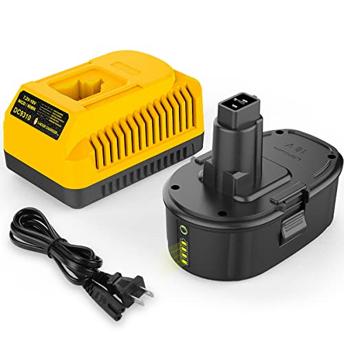 AYTXTG---Reemplazo-de-batería-de-6,5-Ah-para-Dewalt-de-18-V-(DC9096,-DC9098,-DC9099,-DE9039,-DE9095)-+-Cargador-rápido-DC9310-para-Dewalt-de-7,2-V-a-18-V-(Ni-Cad,-Ni-MH)
