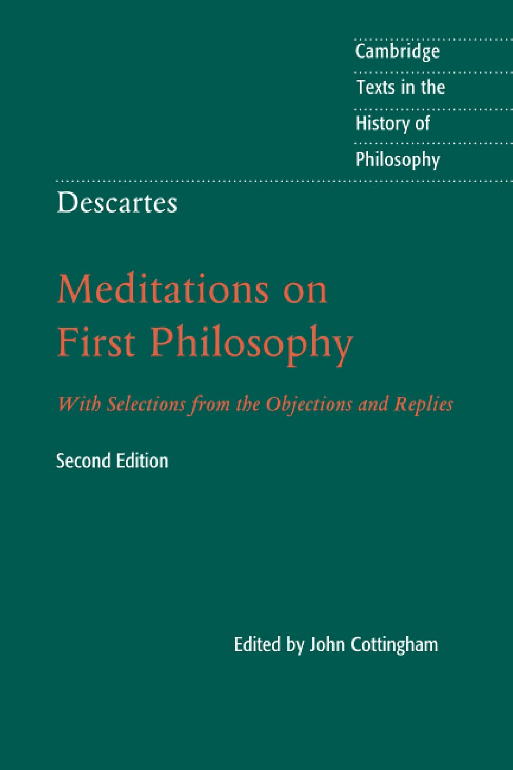 Libro: Descartes: Meditations on First Philosophy (Cambridge Texts in the History of Philosophy)
