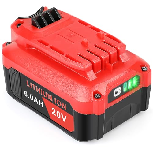 Batería-de-repuesto-CHANJOYH-de-20-V-para-Craftsman-MAX-6.0Ah-CMCB204-CMCB202-CMCB201-CMCD700C1-CMCS500B,-compatible-con-herramientas-eléctricas-inalámbricas-de-la-serie-V20.