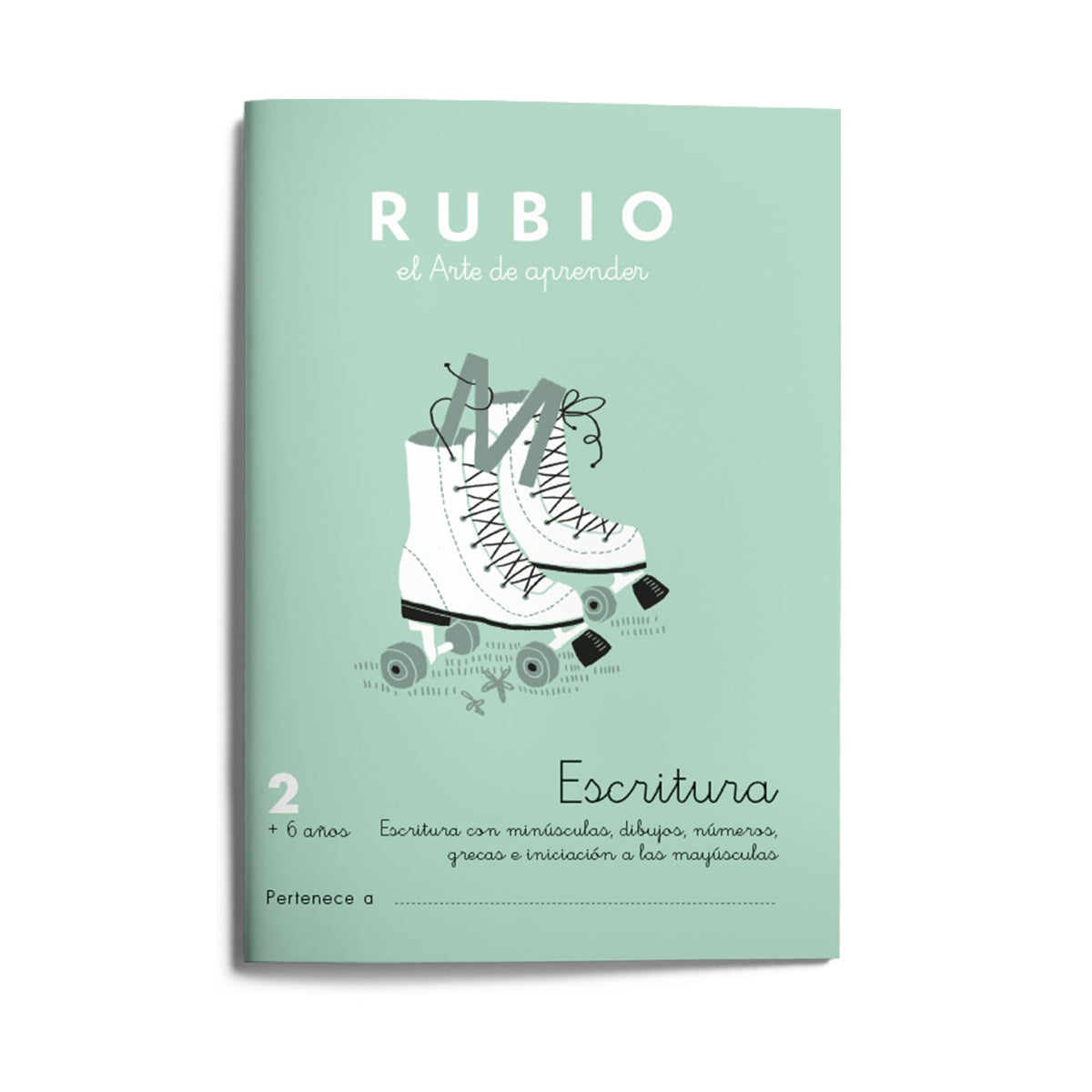 2 Escritura RUBIO | Minúsculas, números e iniciación a las mayúsculas |+6 años