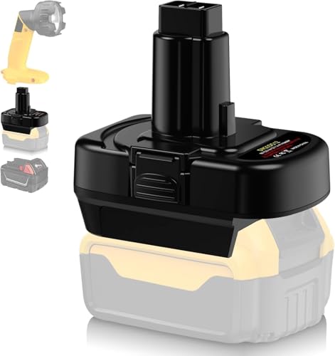 Adaptador-BTRUI-para-batería-Dewalt-de-20-V-de-iones-de-litio-a-14,4-V-12-V-de-Ni-MH.-Convierte-baterías-Dewalt-de-20-V-a-14-V/12-V.-Herramienta-eléctrica-inalámbrica-DC9091,-DW9091,-DW9094,-DE9091,-DE9071,-DE9072,-DE9075.
