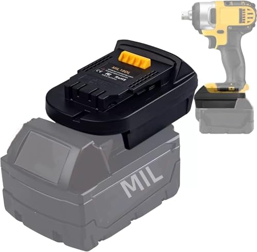 Adaptador-de-batería-TEPULAS-para-herramientas-eléctricas-Dewalt-de-20-V-(convertidor-para-batería-de-litio-Milwaukee-de-18-V)