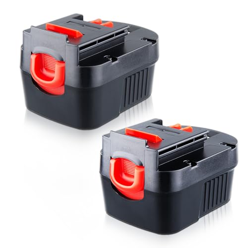 Batería-Masione-2P-12V-4800mAh-HPB12-NI-MH-de-repuesto-para-Black-and-Decker-12V-FS120B-FSB12-FS120BX.-Compatible-con-herramientas-eléctricas-inalámbricas-Black-and-Decker-12V-FS120B-FSB12-FS120BX.