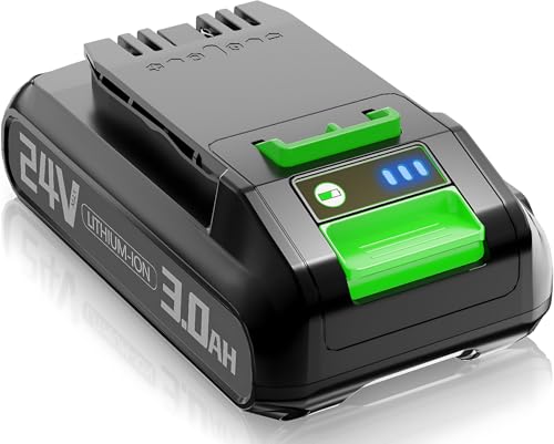 Batería-de-repuesto-POWITEC-de-24-V-y-3000-mAh-para-Greenworks-24-V-(29842-y-29852),-compatible-con-herramientas-eléctricas-inalámbricas-Greenworks-de-24-V.