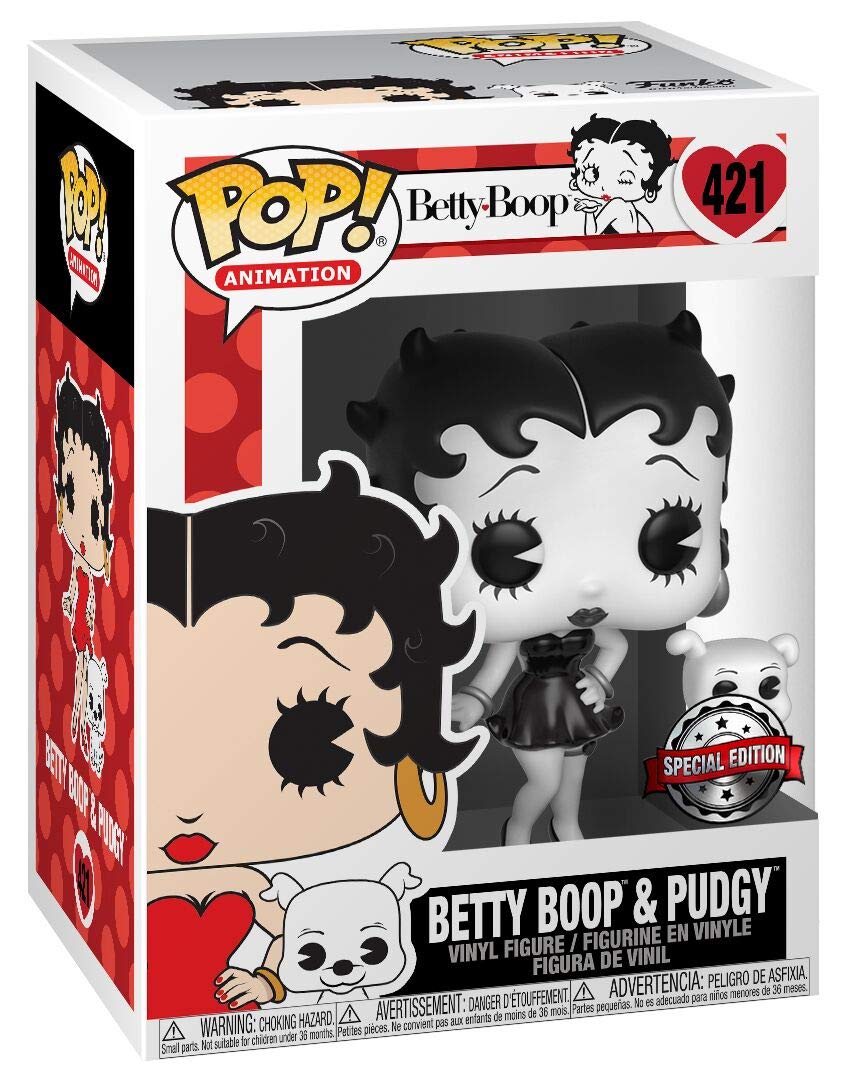 Funko Pop! BETTY BOOP & PUDGY 421 CHASE EE Exclusivo