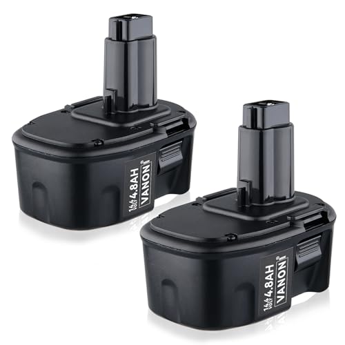 VANON-[Actualizado-a-4.8-Ah-14.4-V-DC9091-DW9094-Ni-MH-Reemplazo-para-DeWALT-14.4-V-Batería-XRP-DW9091-DW935-DE9038-DE9091-DE9092,-paquete-de-2]