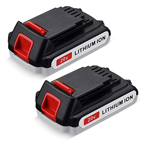 Batería-FirstPower-LBXR20-de-3,6-Ah---Repuesto-para-batería-de-litio-Black-&-Decker-de-20-V,-compatible-con-herramientas-LBXR20,-LB20,-LBX20,-LBX4020-y-LB2X4020-(2-unidades)
