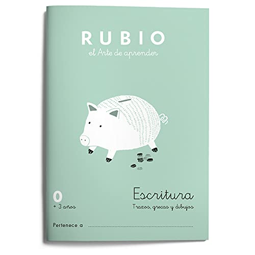 0 Escritura RUBIO (preescritura) | Preescritura con puntos, dibujos y grecas | +3 años