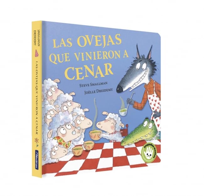 Las ovejas que vinieron a cenar (La ovejita que vino a cenar. Libro de cartón) (Pequeñas manitas)