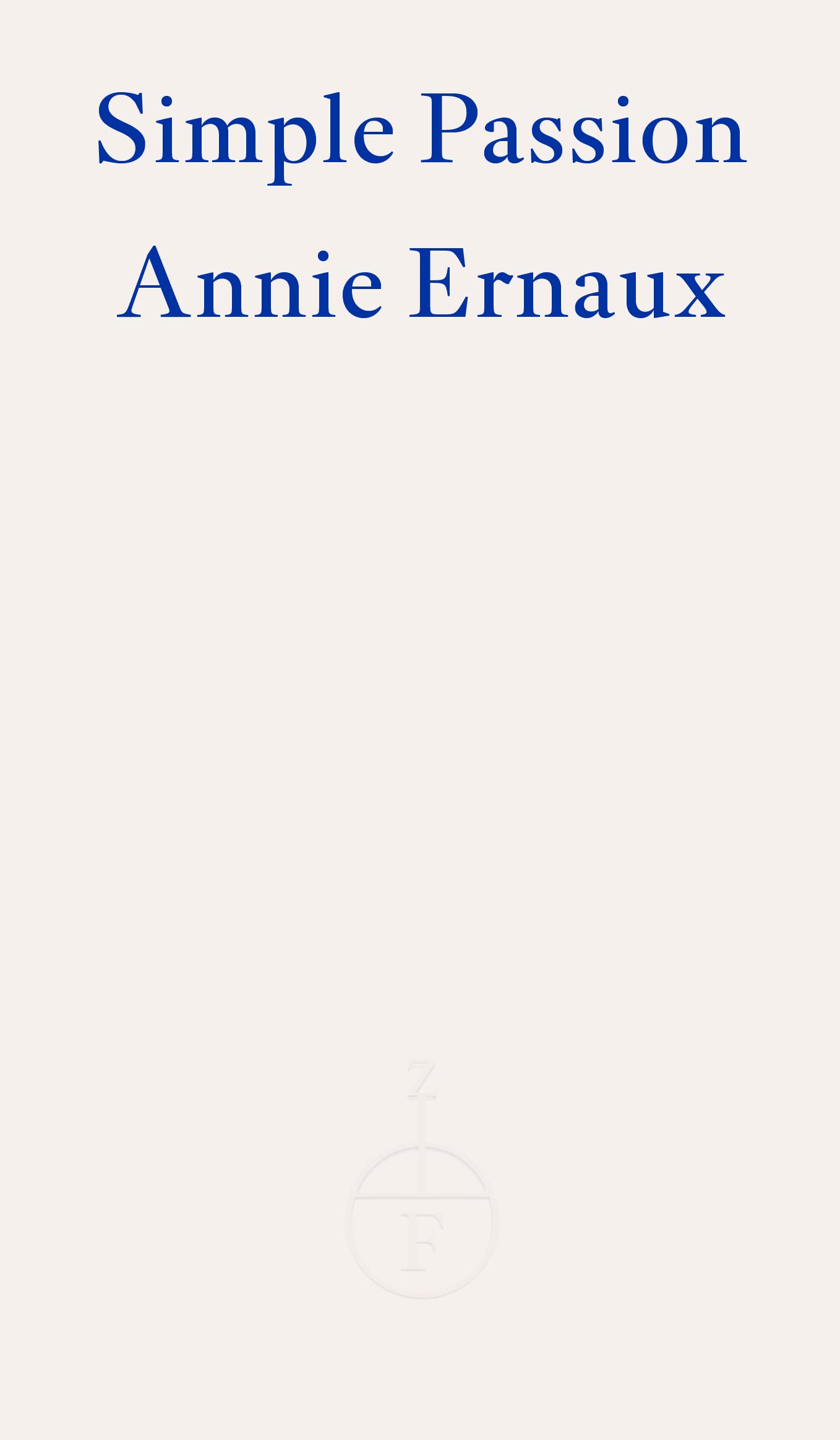 Libro: Simple Passion
