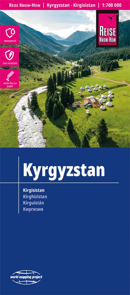 Libro: Kyrgyzstan (1:700.000)