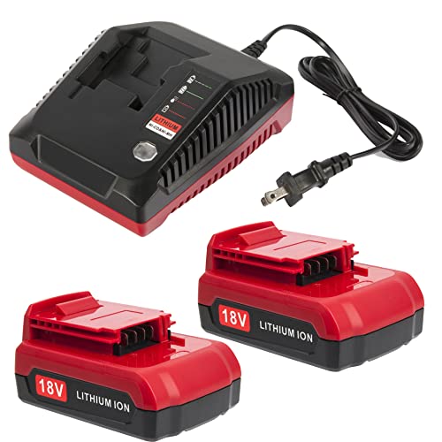 Paquete-de-2-baterías-de-litio-de-18-V-y-cargador-PCXMVC-para-baterías-Porter-Cable-de-18-V,-repuesto-Cell9102.-Baterías-para-herramientas-inalámbricas-Porter-Cable-PC18BL,-PC18BLEX,-PC18B,-PC18B-2-de-18-V.