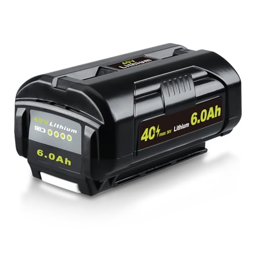 Batería-de-iones-de-litio-Masione-de-6,0-Ah-para-Ryobi-de-40-V,-compatible-con-Ryobi-OP4040,-OP40401,-OP4026,-OP4050A,-OP40201,-OP40601,-herramientas-eléctricas-inalámbricas-de-40-V.