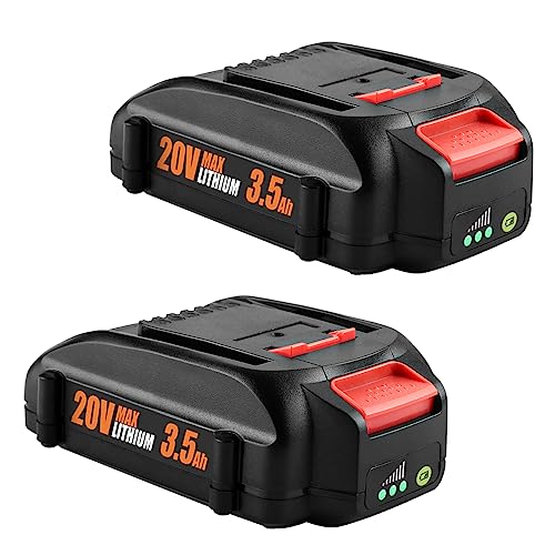 Ahomtikk---Paquete-de-2-baterías-de-repuesto-WA3520-de-20-V-y-3,5-Ah-para-Worx-Power-Share-de-20-V-(WA3525-y-WA3575),-compatible-con-las-baterías-de-litio-Worx-de-20-V-WG151s,-WG155s,-WG251s,-WG890-y-WG891.