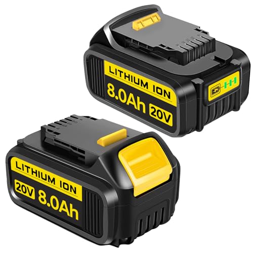 Heekewi---Paquete-de-2-baterías-de-repuesto-de-8,0-Ah-para-Dewalt-20-V-Max,-compatible-con-Dewalt-20-V-DCB200-DCB206-DCB203-DCB204-DCB202-DCB210-DCD/DCF/DCG/DCS,-compatible-con-herramientas-inalámbricas-Dewalt-20-V-(paquete-de-2-4)