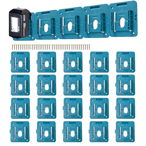 KETTKEL---Paquete-de-20-soportes-de-batería-para-Makita-de-18-V,-soporte-de-pared-para-BL1860,-BL1850,-BL1840-y-BL1830-con-40-tornillos