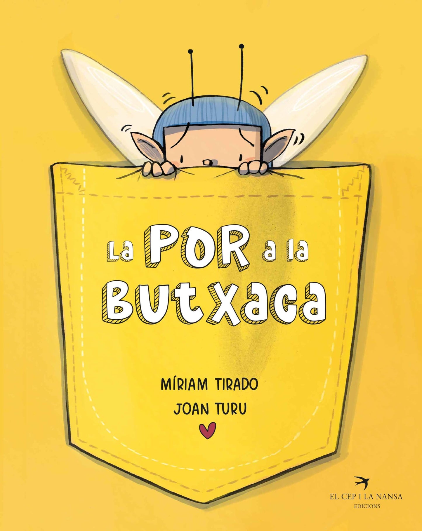 Libro: La por a la butxaca. Llibre de Cartró. Ajuda els nens a enfrontar la por amb confiança. Col·lecció de Míriam Tirado i Joan Turu. Per a infants a partir de 2 anys. (Caleta)