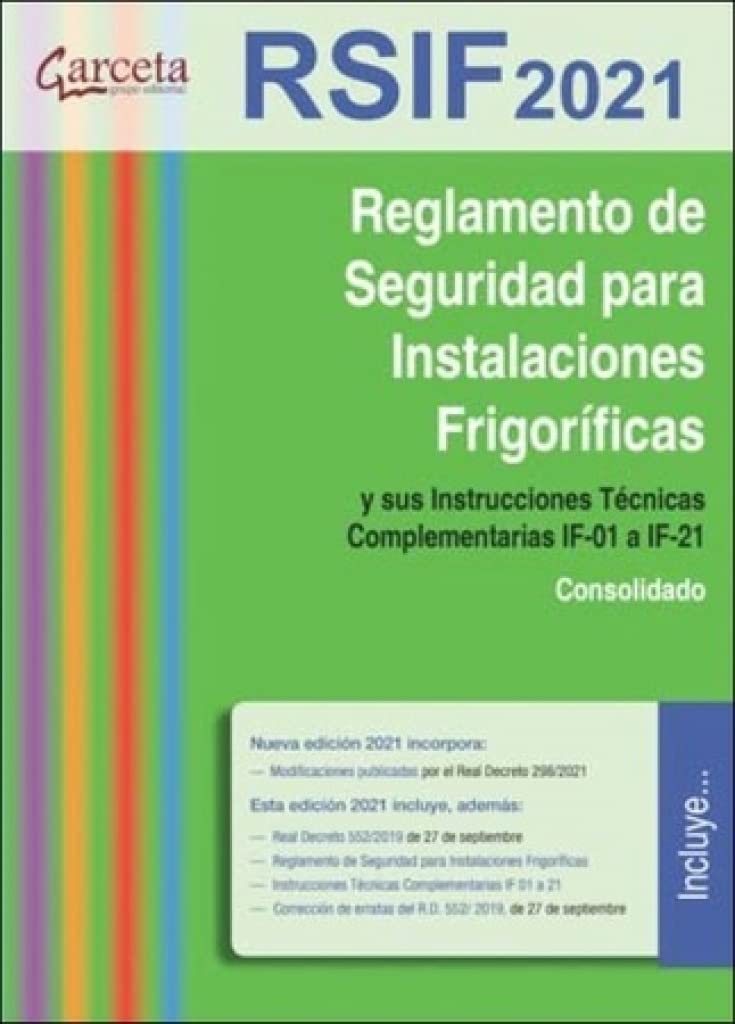Libro: RSIF2021: Reglamento de Seguridad en Instalaciones Frigoríficas