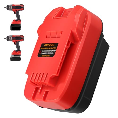 Adaptador-para-herramientas-inalámbricas-Bauer-de-20-V.-Compatible-con-DeWalt,-Milwaukee-(18-V/20-V),-DeWalt-20-V-MAX-XR-DCB203-DCB205-y-Milwaukee-M18.