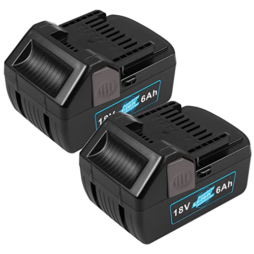 Batería-de-iones-de-litio-de-repuesto-de-18-V-y-6000-mAh-para-taladro-inalámbrico-Hitachi-BSL1830,-BSL1815X,-EB1814SL,-DS18DSAL,-33055,-330067,-330068,-330139-y-330557-(paquete-de-2)