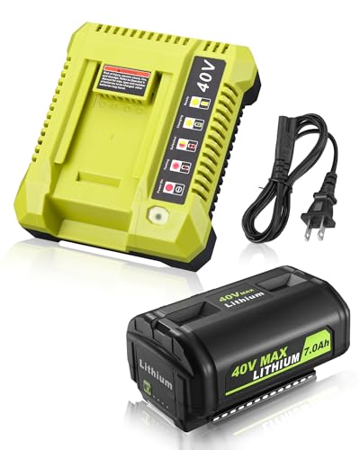 Reemplazo-FirstPower-para-batería-y-cargador-combinado-Ryobi-de-40-V-(7,0-Ah,-litio,-OP4026,-OP40601,-OP4050A,-OP4040,-OP4030,-OP4050,-con-cargador-de-batería-Ryobi-OP401-de-40-V)