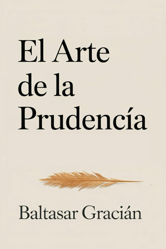 El arte de la prudencia: El clásico original de Baltasar Gracián — Una guía atemporal de sabiduría para vivir con prudencia en el mundo adulto