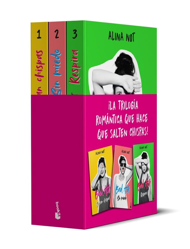 Pack Bad Ash (trilogía): Incluye la trilogía formada por Bad Ash 1. Saltan chispas, Bad Ash 2. Sin miedo y Bad Ash 3. Respira: 16 (Novela)