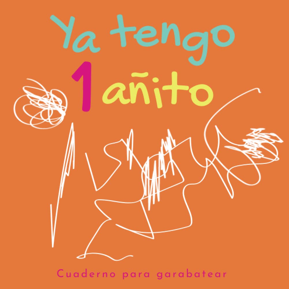 Libro de garabatos a partir de 1 año: Dibujos sencillos y bonitos para garabatear y colorear objetos
