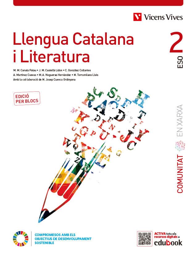 Libro: Llengua Catalana i Literatura 2 Catalunya. (Comunitat en Xarxa). Edició per blocs