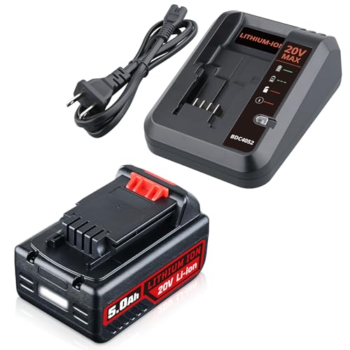 Batería-Lumsing-LB2X4020-de-5000-mAh-y-cargador-PCC692L-de-repuesto-para-batería-Black-and-Decker-de-20-V-(LBXR2020,-LB2X3020,-LBX20,-LB2X4020,-LBX4020).-Compatible-con-herramientas-eléctricas-inalámbricas-Black-and-Decker.