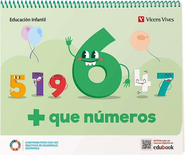 Libro: + QUE NUMEROS CUADERNO 6 - 9788468282992