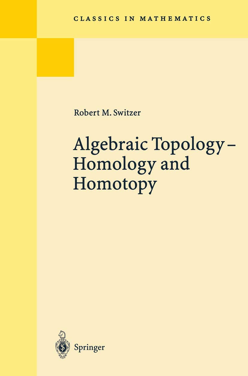 Libro: Algebraic Topology - Homotopy and Homology: Homotopy and Homology (Classics in Mathematics)